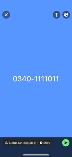 Telenor Golden Number 0-3-4-0-11-11-0-11