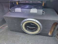 Amplifier and Woofer for sale