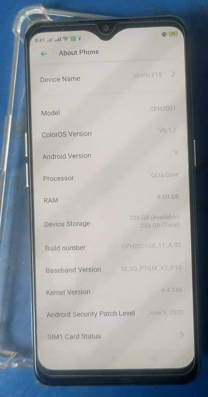 vivo f 11 pro 8 Ram or 256 memory 2