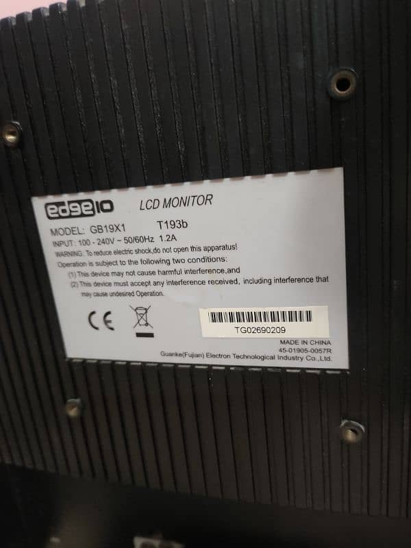 lcd 19 inch brand new condition 3