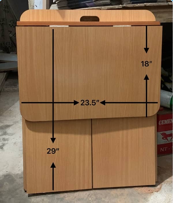 Folding Computer desk, Laptop table, Study table, Space saver 2