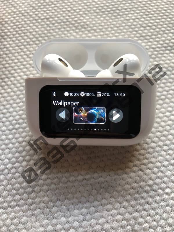 A9 PRO ~ DISPLAY AIRPODS PRO GEN-2 ~ LED TOUCH SCREEN ~ 10+ FEATURES 13