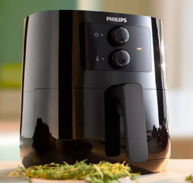 Philips Air Fryer HD9200 Black 0