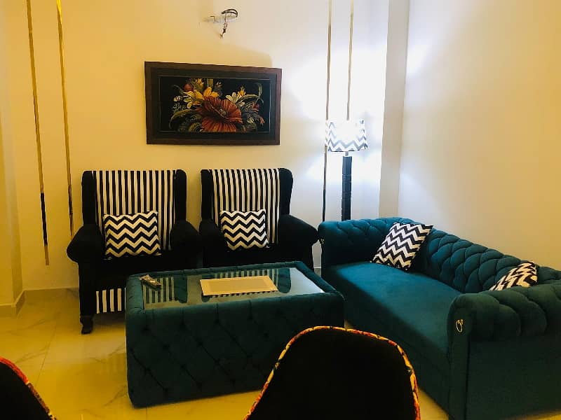 2 Bed Luxury Furnished Apartment Available For Rent In Bahria Town Phase 7 Rawalpindi 0