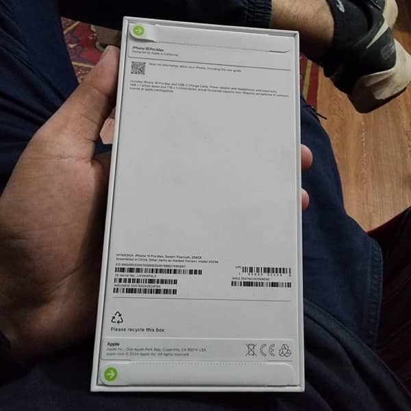 IPhone 16Pro Max 256Gb Desert Titanium Factory Unlock 6