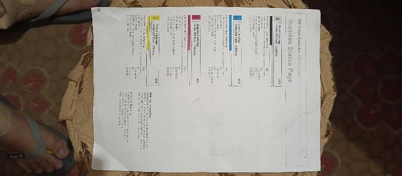 HP laserjet printer cm1312nfi mfp 4