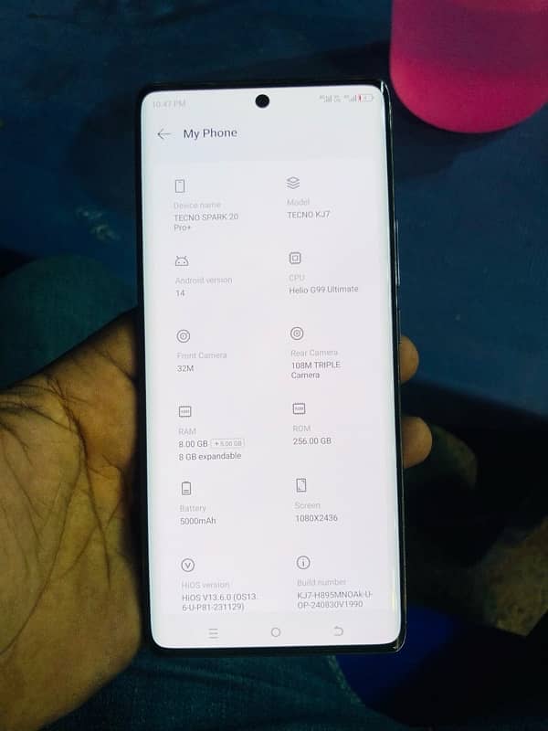 Tecno spark 20 pro plus 6