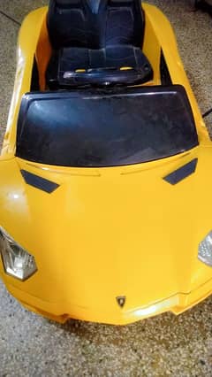 Lamborghini yellow colour kids remote control and manual car