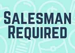 Salesman Required 0