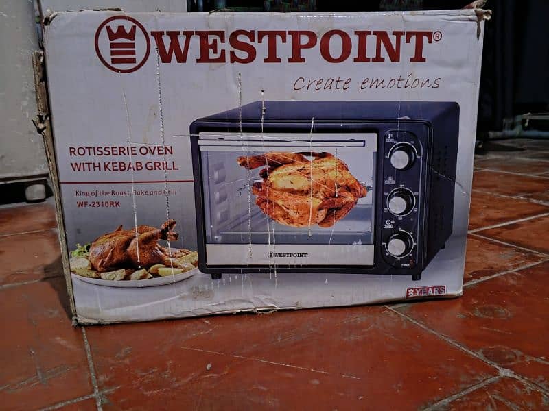 WESTPOINT ROTISSERIE OVEN WITH KEBAB GRILL (WF-2310RK) 0