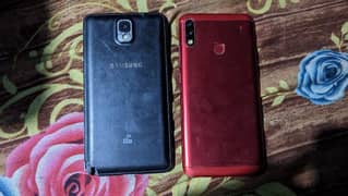 Samsung note 3 and Infinix hot 7pro ka bord dekd ha