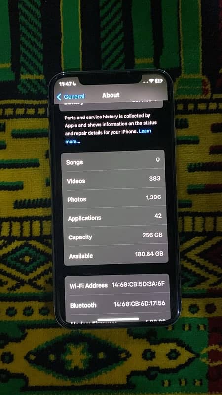 iPhone XS 256 GB non pta 7