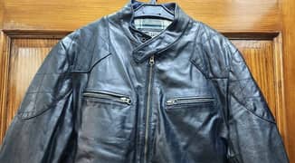 Leather Jacket David Beckham Motorcycle Black Original