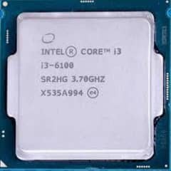 Intel core i3 6th generation 3.7 ghz & DDR 4 Kingston ram 8gb