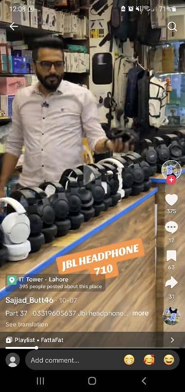 Jbl HeadPhone All Model orignal 0