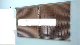 brown colour window blinds wooden for sale in brand new condition