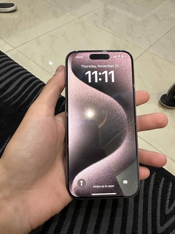 Iphone 15 pro 256GB natural titanium non pta fu 6