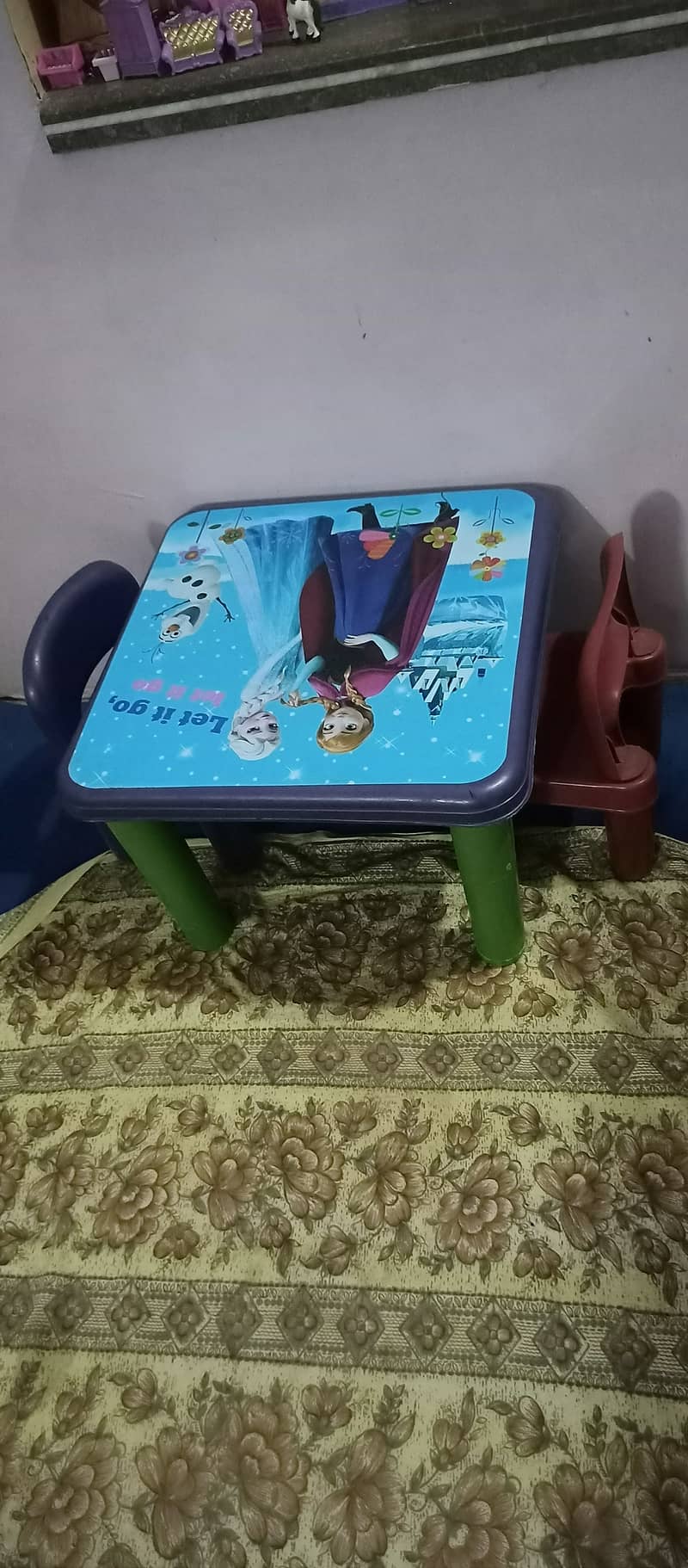 tricycle & ghora &auto car And slide and table chair & baby swing 8