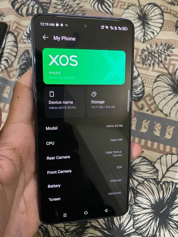 infinix Note30Pro 8+8/256GB 5 Months Wrantty Remaining with Box charg 2