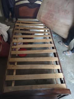 Single bed for sell with mattres