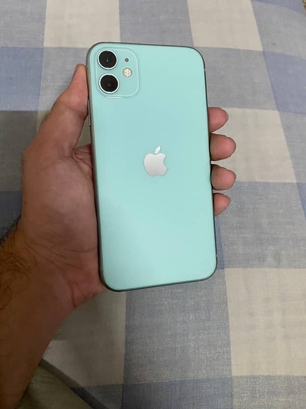 iphone 11 pta approved green color 128gb with box 2