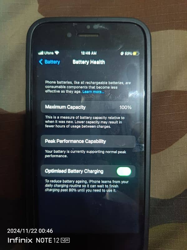 Iphone 6s lush condition battery health 100percent 8