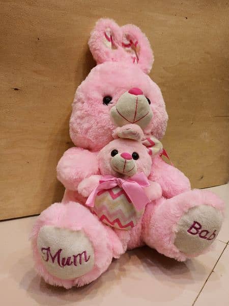 Imported stuff Teddy Bear with little baby | Stuff Toy for Kid 6