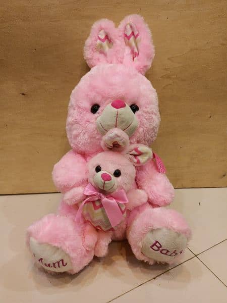 Imported stuff Teddy Bear with little baby | Stuff Toy for Kid 0