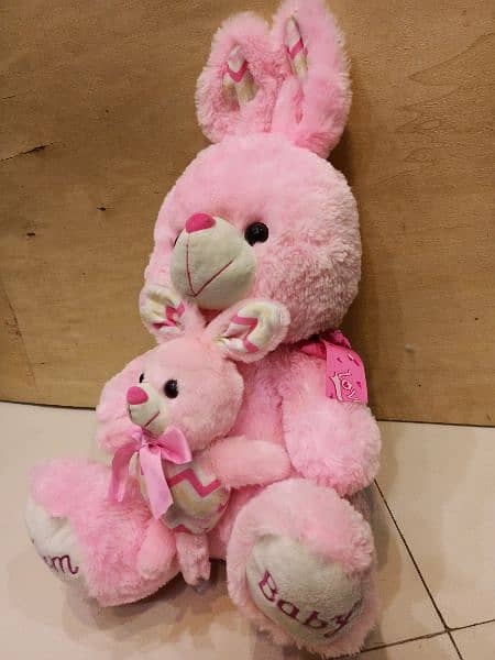 Imported stuff Teddy Bear with little baby | Stuff Toy for Kid 1