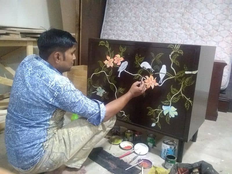 Painter and Arts writing & 3d wall painting 8