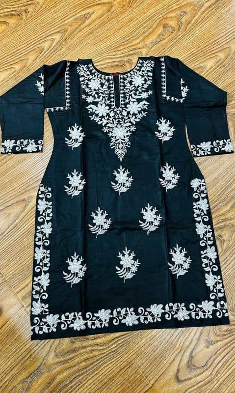 black chikenkari embroidered 4