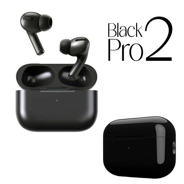 Black Apple Airpods Pro 2 0