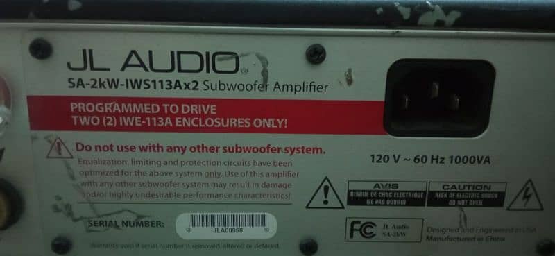 JL Audio SA-2kw Subwoofer Amplifier JL audio sa 2kw sound system 5