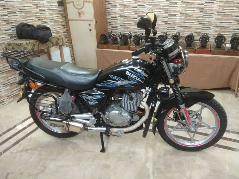 Suzuki 150 self start + remote start 8