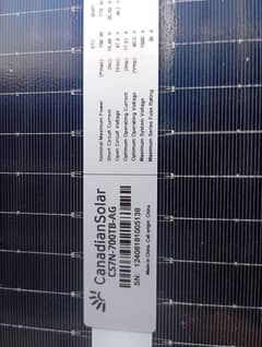 Canadian solar 700w