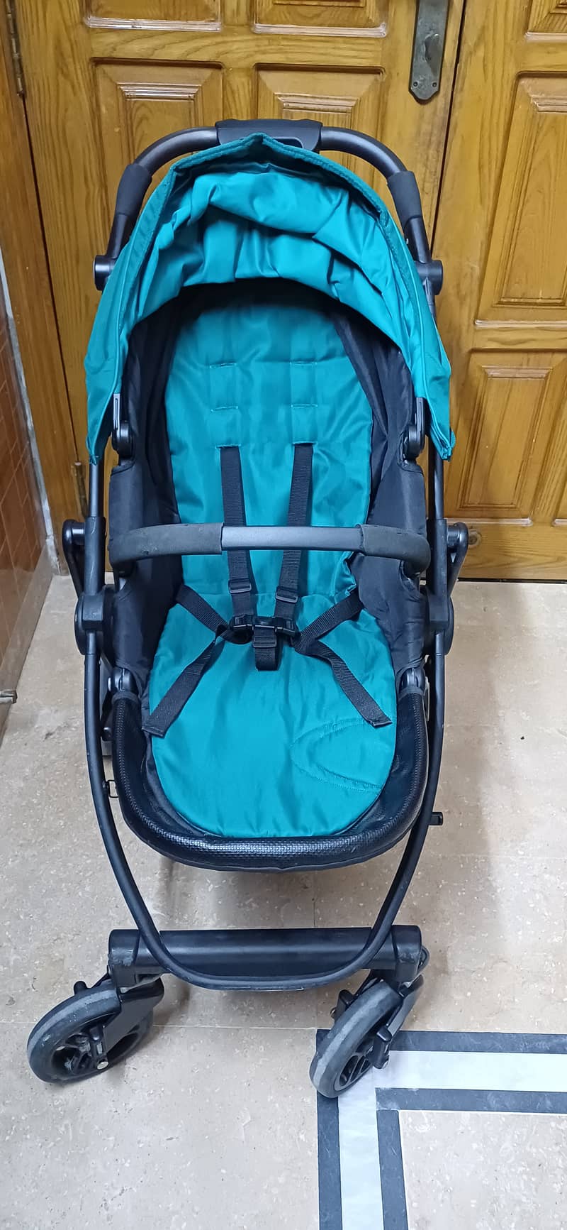 Graco Evo Harbour Blue Stoller,Travel Sysem. 5