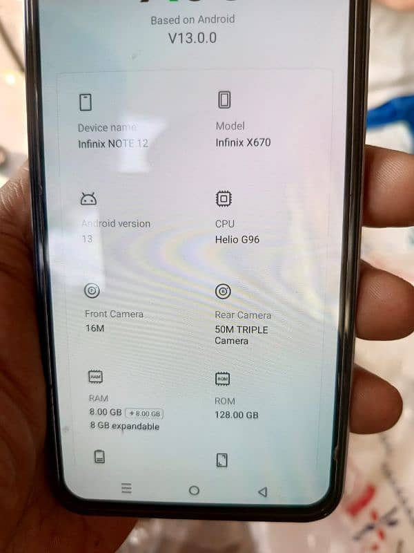 Infinix note 12 8+8 128 0