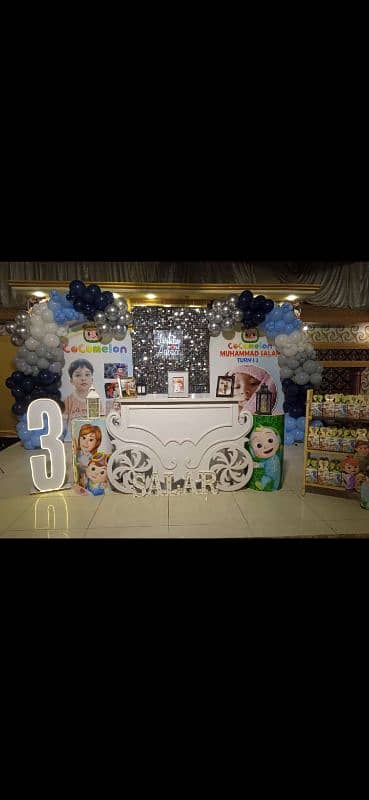 birthday decoration,aqiqah, anniversary,03003946515.  n 1