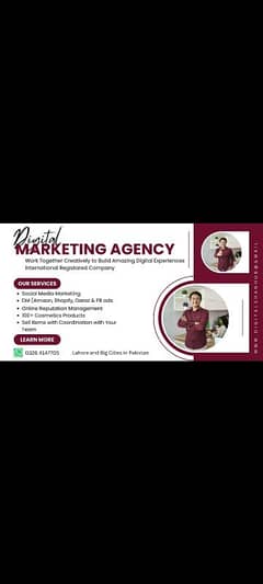 staff required for digital marketing and HR manager