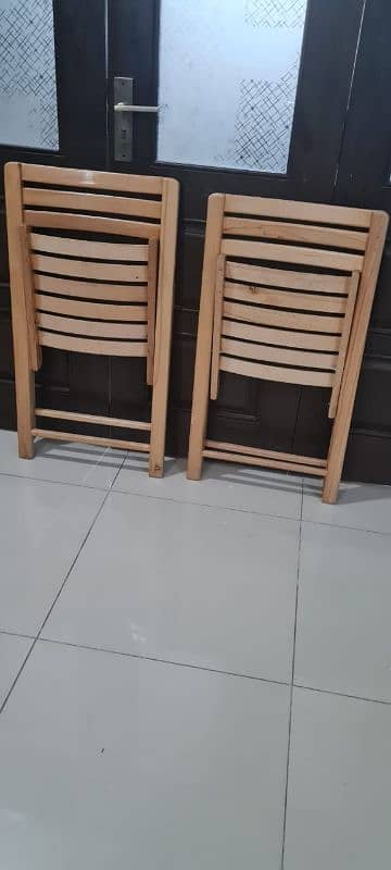 beautiful wooden folding chairs 2