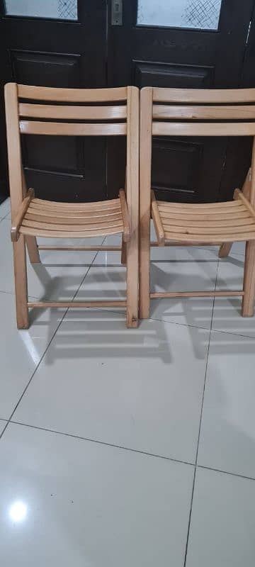 beautiful wooden folding chairs 3