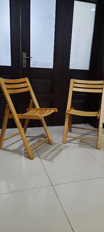 beautiful wooden folding chairs 4