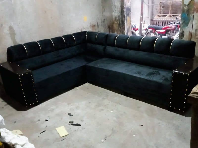 L shaped sofa 0