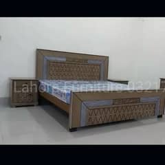 king size double bed wooden bed lakri frame bed