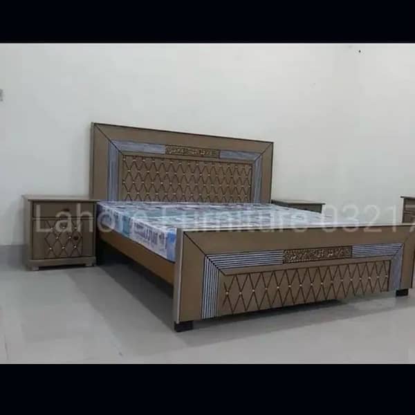 king size double bed wooden bed lakri frame bed 0