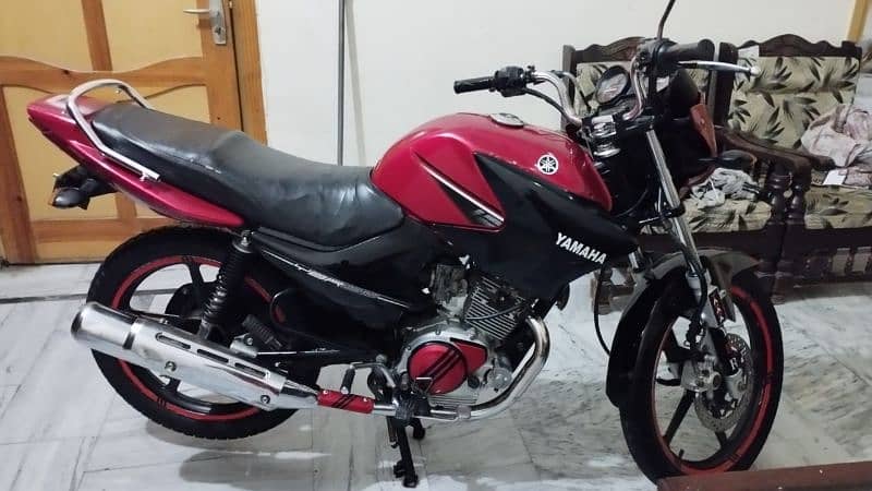 Total original YBR125 golden namber 4