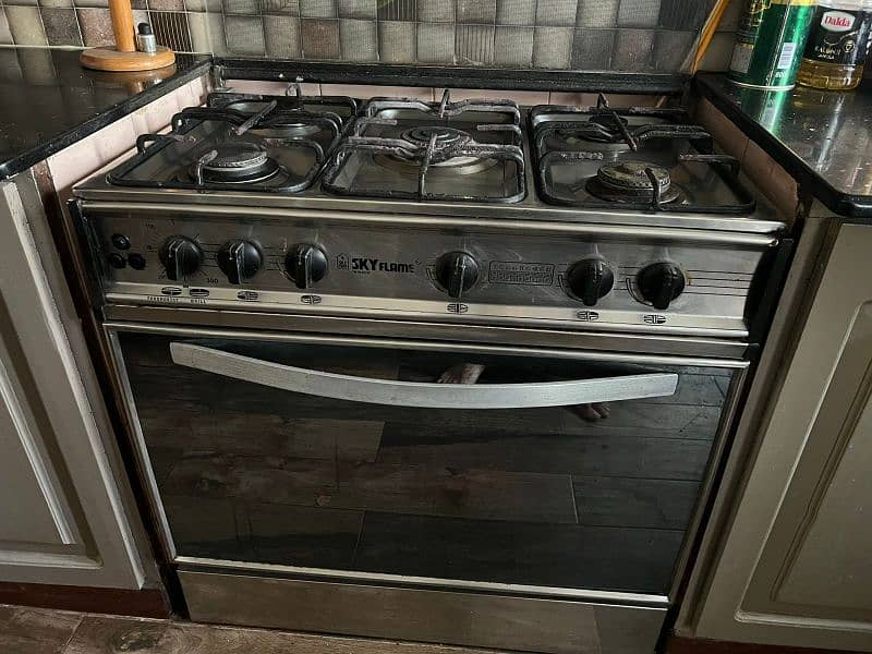 Sky flame Cooking range 5 burner with oven 0