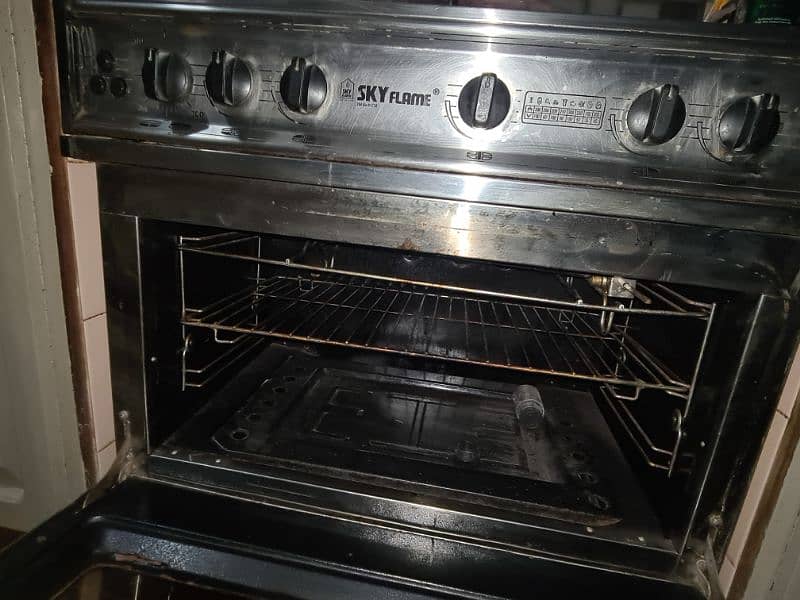 Sky flame Cooking range 5 burner with oven 2