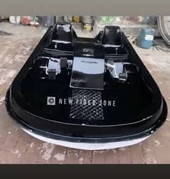 fiberglass 02 seater paddle boats new design