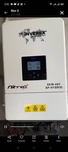 inverex nitrox 48v 8kw hybrid solar inverter